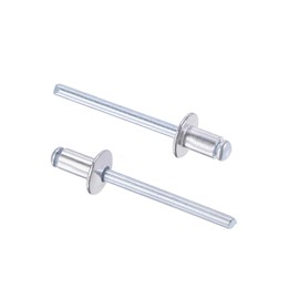 sourcing map Blind Rivets Aluminium Pull Rivets Core Decoration Rivets 5 mm Diameter 8 mm Handle Length Silver Pack of 120