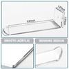 6pcs Acrylic Headband Holder Wall Clear Hanging Headband Organizer Storage