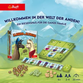 Trefl 02546 Llamas & Alpacas Family Game, Children's Game, Planning, Game for Adults and Children from 6 Years