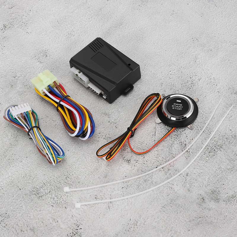 24V Universal Engine Stop Start Button Keyless Push Switch Remote