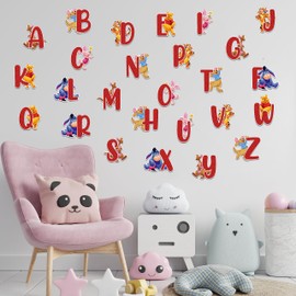 Seyal® Winie The Pooh Alphabets Wall Sticker