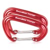 iBasingo 12KN (1200kg) Outdoor Carabiner Multi-functional Climbing Carabiner Aluminum Alloy