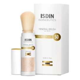Isdinceutics Mineral Brush Polvo Facial Fotoprotector SPF, 4 g                                                                                        