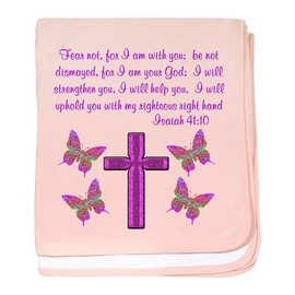 CafePress Isaiah 41:10 Baby Blanket, Super Soft Newborn Swaddle