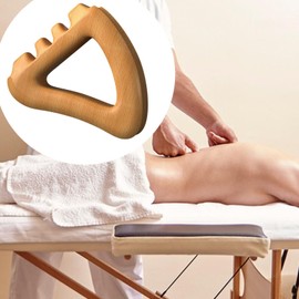 Milageto Gua Sha Board Wooden Gua Sha Tools Comfortable Handheld Portable Guasha Scraping Brush Body Sculpting Tool for Leg Hands Home