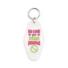 TeesAndTankYou No Toxic People Vintage Style Motel Keychain Key Tag