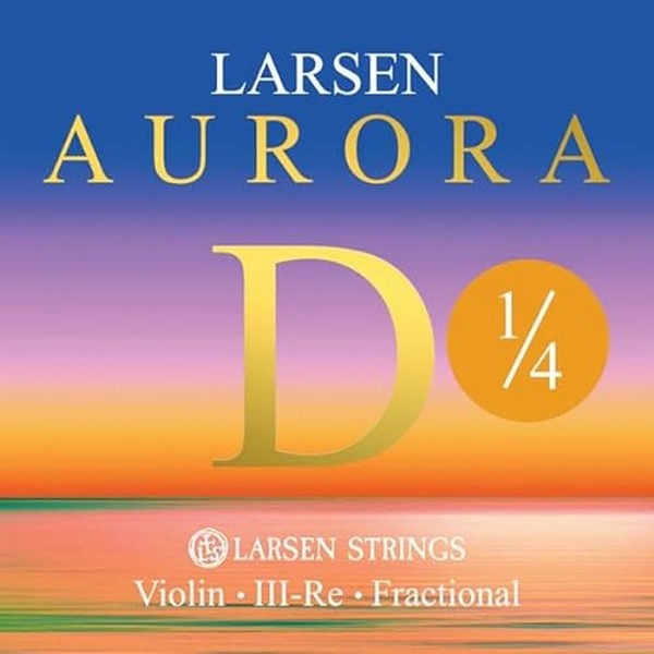 LARSEN Strings Aurora 1/4 Strings for Violin D 1/4 Medium