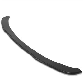 67 Inches Wide Universal Black Front Bumper Flat Under Panel Lip Splitter Spoiler