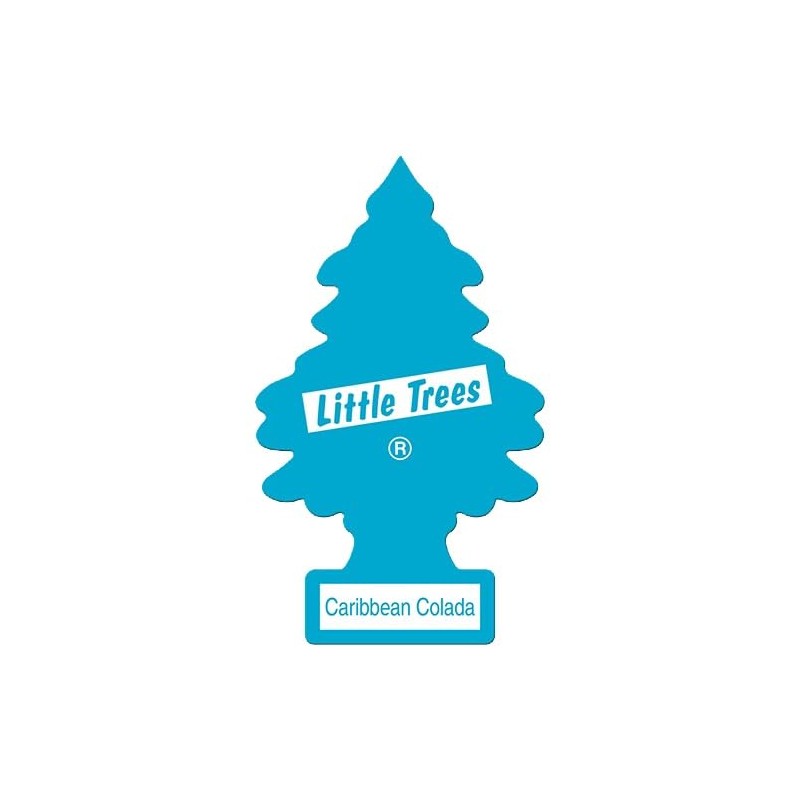 LITTLE TREES Car Freshner Caribbean Colada