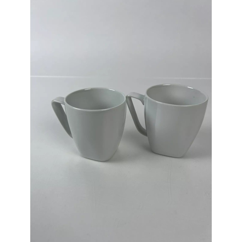 LOT OF 4 VINTAGE DELTA AIRLINES MUGS CUPS WHITE PORCELAIN