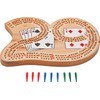 Mainstreet Classics Wooden "29" Cribbage Board Game Set