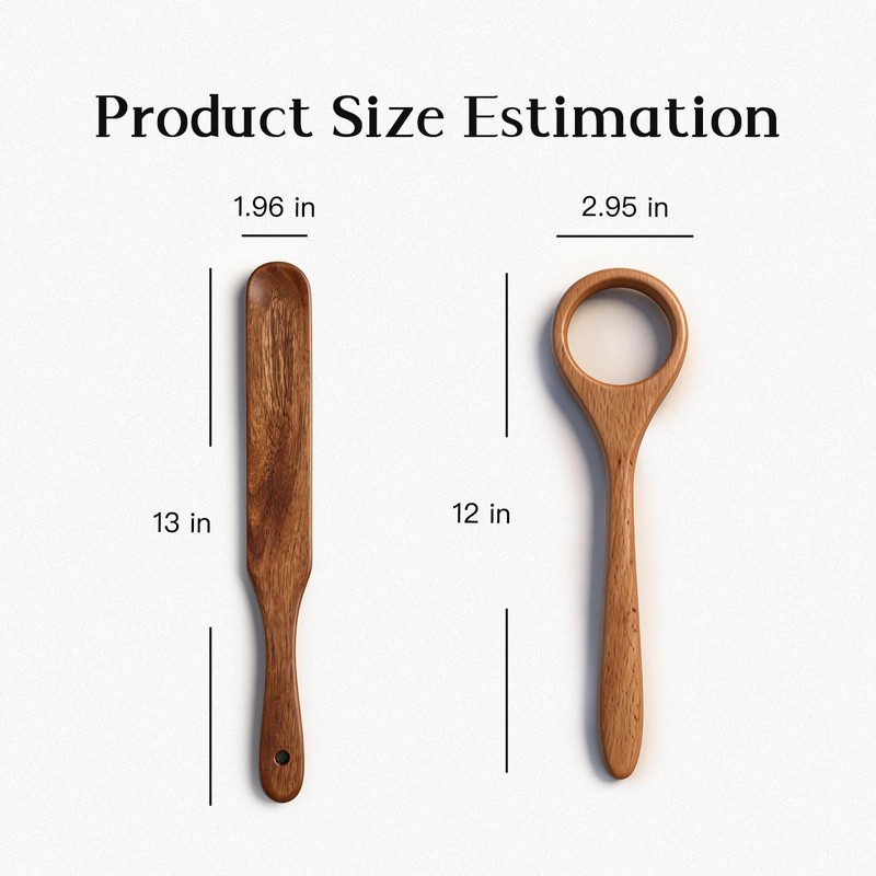 Danish Dough Whisk & Bread Whisk Set, Wooden Sourdough Whisk