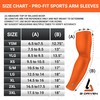 Pro-Fit Sports Compression Arm Sleeve (Single) Solid Designs