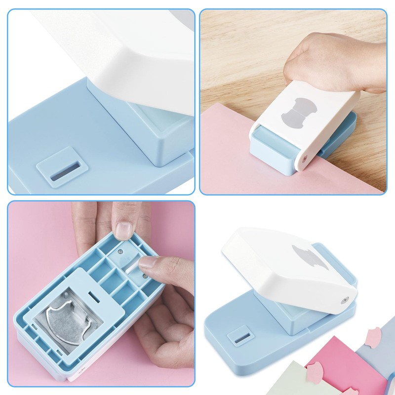 Easy to Use Tab Paper Punch, Compact Tab Craft Punch