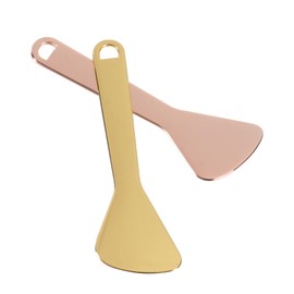 Outanaya Elegant Gold Rose Gold Eye Cream Spoons Pair Mini Eye Massagers for Easy Eye Care
