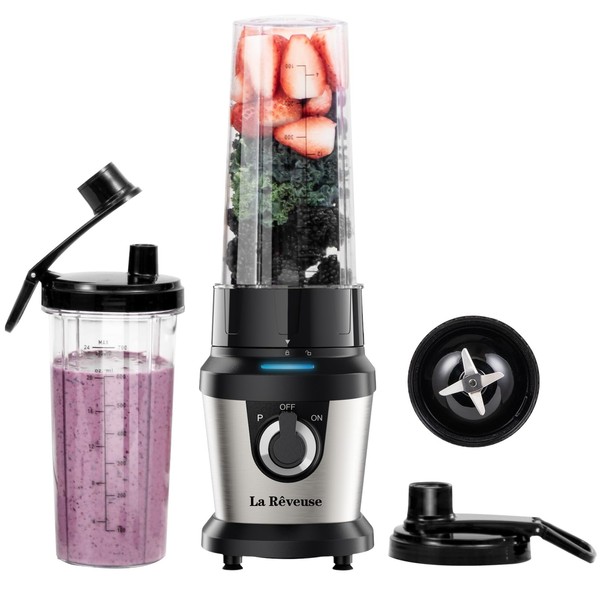La Reveuse Electric Blender for Shakes and Smoothies,400W, with 2
