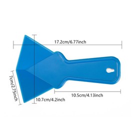 4 Pcs Drywall Trowel Plastic Inside Corner Trowel Tool,6.77 x 4.2 inch External and Internal Corner Trowel,Stucco Trowel,90 Degree Spackle Scraper Tool for Floor Wall Ceramic,Building Scraping(Blue)