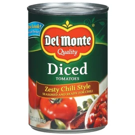 Del Monte Diced Tomatoes with Green Pepper & Onion 14.5 oz (Pack of 12)