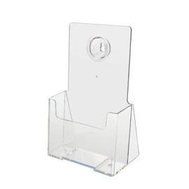 Premium Counter Top Trifold 4-Inch Wide Acrylic Brochure Holder