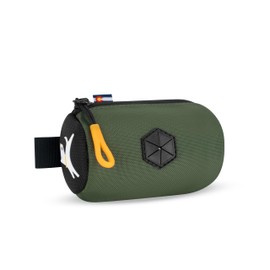 OllyDog Scoop Pick Up | Dog Poop Bag Holder | Lightweight & Water-Resistant Dispenser | Leash Attachment for Hands-Free Carry | Fits Standard Waste Bag Rolls (Winter Moss)