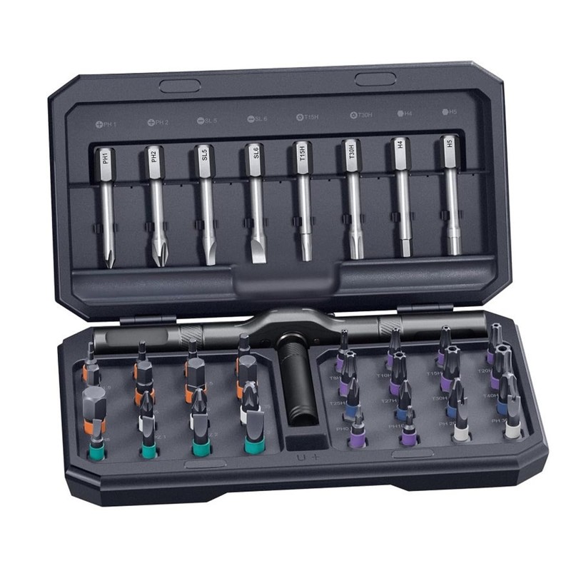 Enwye 42 in 1 Ratchet Screwdriver Set High Hardness Chrome