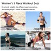 XPINYT 5pcs Workout Outfits for Women Athletic Sets Sport Suits