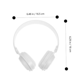 Artibetter Artificial Earphone Model Sport Headphone Model Headphone Model Earphone Hat Piano Headphone Simulation Headphones Toys Sleeping Headphones Earplugs White Pp