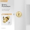 Leydebong 10 Pack Keyed Alike Door Knobs, Gold Door Knobs