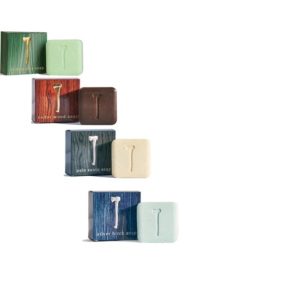 Kalastyle Wood Aromatics Collection Soap Four Pack | BALSAM and