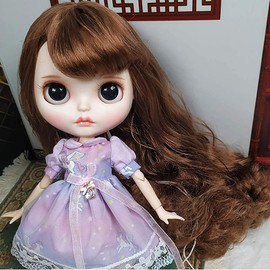 ICY Fortune Days bjd Doll Designed by Sunny, Hina Festival Gift, 4 Different Pupil Colors+Hand Painted Makeup + 19 Improved Articulated Dolls 6+(J-CUS002)