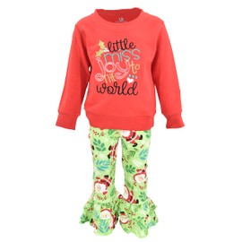 Unique Baby Little Miss Joy - Conjunto de 2 piezas Ropa para Niña, JOY, 12 Años