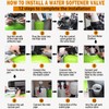 DEVALLEY 5600 Water Softener Valve,12-Day Timer Control Control Valve,Timer Valve