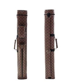 Champion 2x2 Dark Brown Billiard Pool Cue Stick Carrying Strap Case(2s2b)
