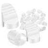 Wonderjune 50 Pcs Door Screw Hole Plugs Entry Door Frame
