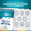 Magnesium Glycinate 3-in-1 Complex 1813mg - 120 Vegan Capsules -