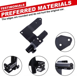 Car Rear Right Tailgate CB Antenna/LED Pod Light Mounting Brackets for Toyota Tundra 2022 2023 2024 2025+ Rear Tailgate Flagpole Mounting Bracket