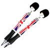 Soldier Head Pens - Set of 2 Union Jack Metal