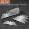 Romeda 100 Pcs Utility Knife Blade, SK5 High Carbon Steel