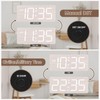 DreamSky Wooden Digital Alarm Clock for Bedroom - Desk Clock