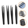 TOVINANNA 1 Set Stainless Steel Eyebrow Tweezers Women Precision Tools