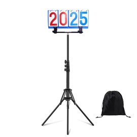 2025 Upgraded Waterproof & Windproof, Score Keeper Score Flipper for Outdoor/Indoor Scoring Sports or Scoring Games, Such as Basketball, Cornhole Scoreboard, Tennis, Table Tennis etc, Adjustable Height with Stand Tripod