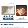 18W" x 13D" Undermount Bathroom Sink, Los Flexi Compact Rectangular