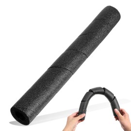 1 Pc Pipe Insulation Foam Tube, Black Pool Noodles 15.75 Inches Snake Pipe Wrap Protection Soft Foam Tubing for Swimming Pool Noodle Water Pipes and Winter Protectio