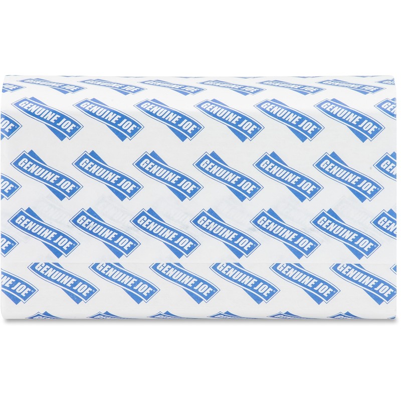 Genuine Joe Multifold Hand Towels, 9.5" x 9.10", 1-Ply, White,