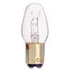 Satco S3904 130V DC Bayonet Base 10-Watt 10C7/DC Night Light Bulb, Clear