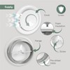 Vent Systems Diameter 150 mm Round Disc Valve White Metal