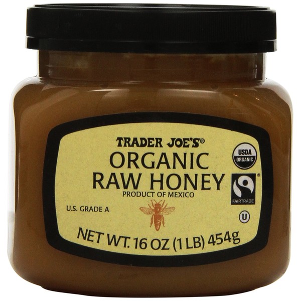 Trader Joe's Organic Raw Honey 16 Ounce