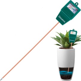 Gouevn Long Probe Soil Moisture Meter for Plants, Plant Moisture Meter for House Plants, Plant Water Meter for Indoor & Outdoor Large Potted Plants, Hygrometer Gardening Gifts - No Battery Needed