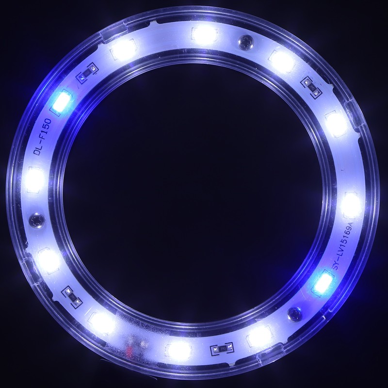 110‑240V Waterproof Aquarium Ring Clip Lamp LED Fish Tank Light