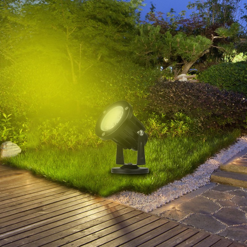 7W Landscape Spot Light Aluminum LED IP65 Waterproof Outdoors Garden